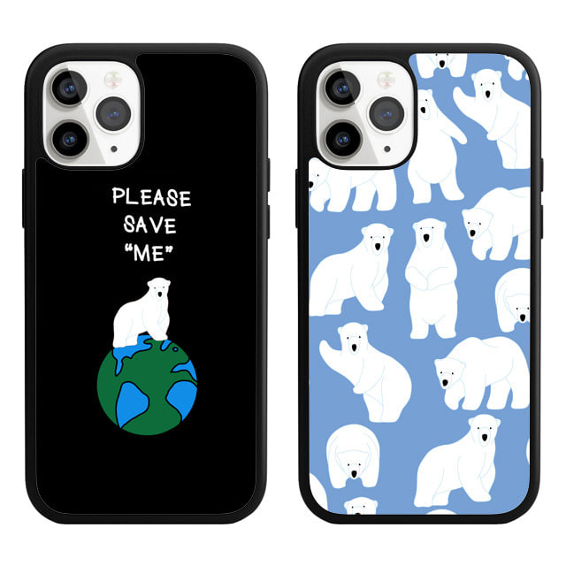 아이폰11 폴라베어 북극곰 TPU 범퍼 케이스