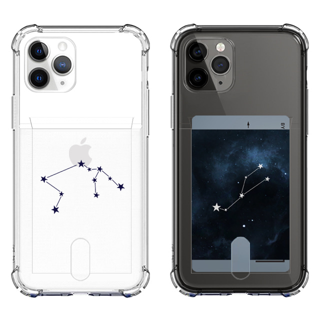 아이폰6 S 별자리 우주 투명 카드 포켓 케이스
