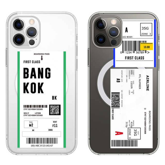 아이폰8 아이폰7 항공권 티켓 투명 맥세이프 케이스
